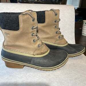 Sorel Slimpack Lace II Boots Women's Major Brown